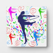 Artistieke gymnastiek fotoplaat (Voorkant)