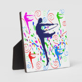 Artistieke gymnastiek fotoplaat (Voorkant)