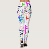 Artistieke gymnastiek leggings (Achterkant)