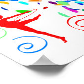 Artistieke gymnastiek poster (Hoek)