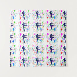 Artistieke gymnastiek wandkleed