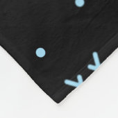 Artistieke gymnastiek Word Cloud Sneeuwvlok Fleece Deken (Hoek)