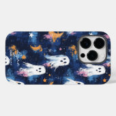 Artistieke Halloween - Durf te vliegen Ghosts Desi Case-Mate iPhone Case (Achterkant (horizontaal))