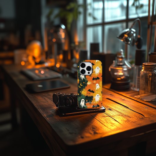 Artistieke Halloween - Ghosts and Bats Design Case-Mate iPhone Case