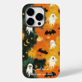 Artistieke Halloween - Ghosts and Bats Design Case-Mate iPhone Case (Achterkant)