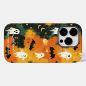 Artistieke Halloween - Ghosts and Bats Design Case-Mate iPhone Case (Achterkant (horizontaal))