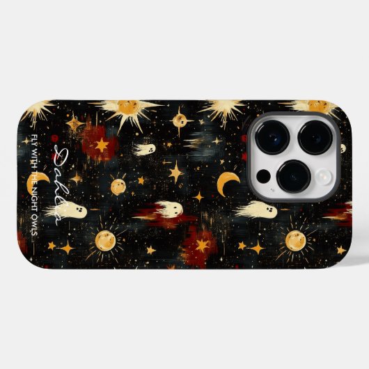 Artistieke Halloween - Ghosts en hemelse vormgevin Case-Mate iPhone Case (Achterkant (horizontaal))