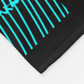 Artistieke Halloween Spider Cobweb Doodle in Turqu Fleece Deken (Hoek)