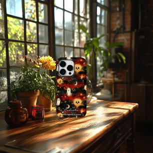 Artistieke Halloween - Whimsical Ghosts and Stars Case-Mate iPhone 14 Pro Hoesje