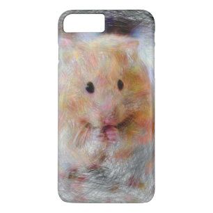 artistieke hamster iPhone 8/7 plus hoesje