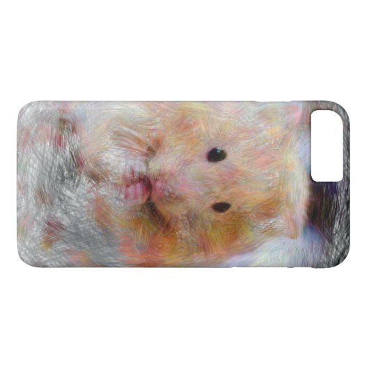 artistieke hamster Case-Mate iPhone case (Achterkant (Horizontaal))