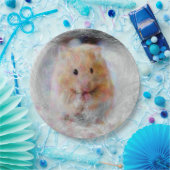 artistieke hamster papieren bordje (Feest)