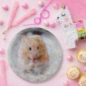 artistieke hamster papieren bordje (Feest)
