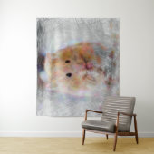artistieke hamster wandkleed (In situ)