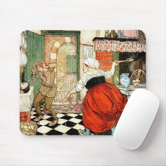 Artistieke hand tekenen achtergrond Multicolor Muismat (Met muis)