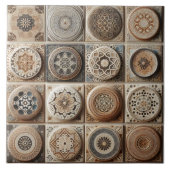 Artistieke handgemaakte Tegel Design Tegeltje (Voorkant)