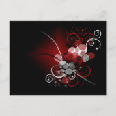 Artistieke harten briefkaart (Voorkant)