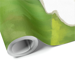 Artistieke, heldere, kleurrijke Witte Garden Daisi Cadeaupapier