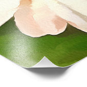 Artistieke, heldere, kleurrijke Witte Garden Daisi Foto Afdruk (Hoek)