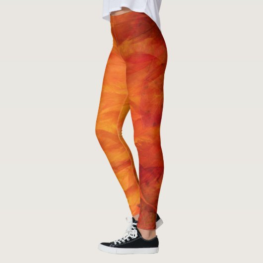 Artistieke herfst laat Leggings over (Links)