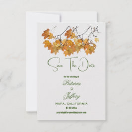 Artistieke herfst laat sparen de Datum