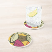 Artistieke herfst Leaves Zandsteen Onderzetter (Zijkant)