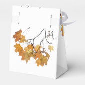 Artistieke herfst leveert weddenschap bedankdoosjes (Achterkant)