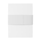 Artistieke herfst verlaat bruiloft uitnodigingen wikkel (Achterkant Voorbeeld)