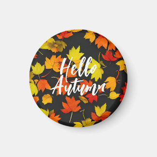 Artistieke herfst verliest patroon magneet