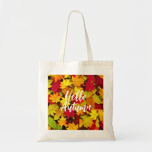 Artistieke herfst verliest patroon tote bag (Voorkant)