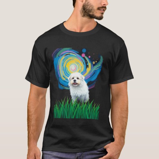 Artistieke Hond T-shirt (Voorkant)