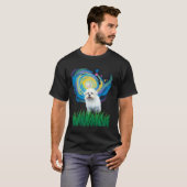 Artistieke Hond T-shirt (Voorkant volledig)