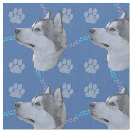 Artistieke honden - Alaskan Malamute v1 Stof