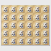 Artistieke honden - Wire Fox Terrier Cadeaupapier (Vlak)