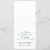 Artistieke honingbijproducten Floral prijslijst Menu (Achterkant)