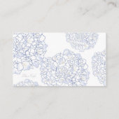 Artistieke Hortensia Plaatskaarten, Medium Plaatskaartje (Achterkant)