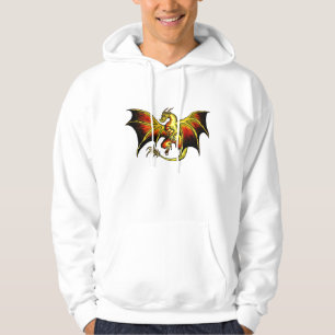 Artistieke houding kleurrijke draak jongens hoody