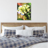 Artistieke Hydrangea fotografie Canvas Afdruk (Insitu (Slaapkamer))