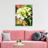 Artistieke Hydrangea fotografie Canvas Afdruk (Insitu (Woonkamer))
