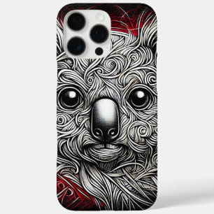 Artistieke impressie van een Koala Beer iPhone 16 Pro Max Hoesje