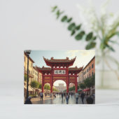 Artistieke impressie van Piazza Vittorio Briefkaart (Staand voorkant)