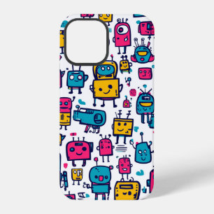 Artistieke iPhone Robot Telefoonhoes 12 Pro Hoesje