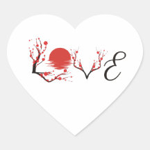 Artistieke Japanse Sakura Liefde