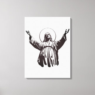ARTISTIEKE JEZUS CHRISTUS CANVAS AFDRUK