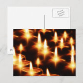 Artistieke kaarslichten briefkaart (Voorkant / Achterkant)