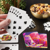 Artistieke kat pokerkaarten (Insitu)
