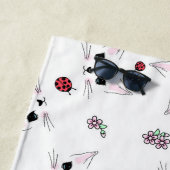 Artistieke kat strandlaken (In situ)