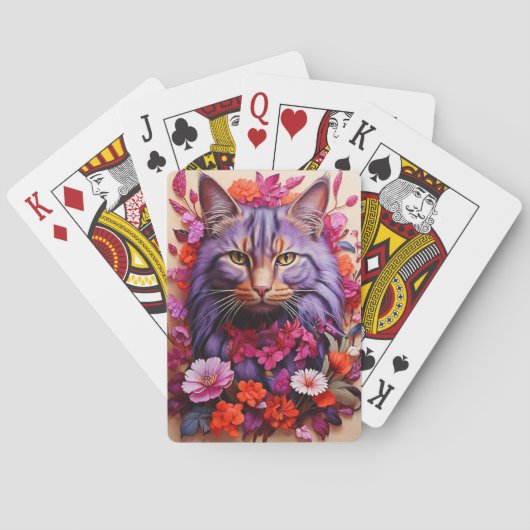 Artistieke katten pokerkaarten (Achterkant)