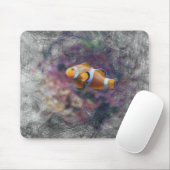artistieke kekelvis muismat (Met muis)