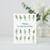 Artistieke Keltische St. Patrick's Day Boho Irish  Briefkaart (Staand voorkant)